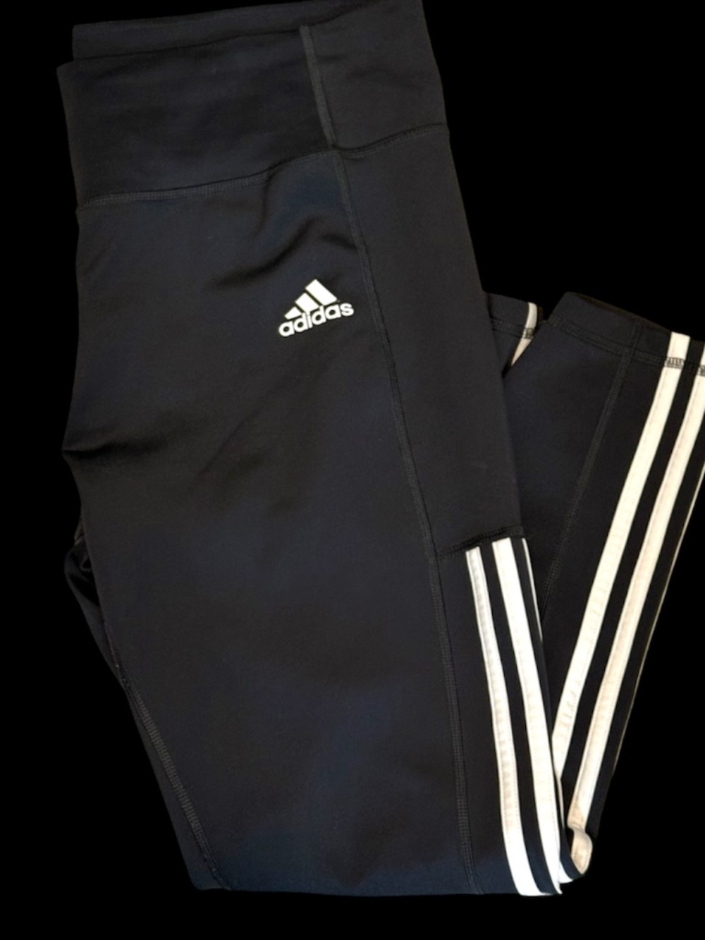 Charcole Grey Adidas Leggins (Lg)
